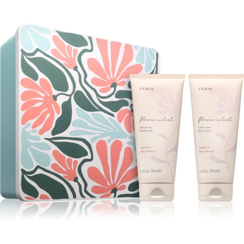 PUPA Milano Flower Artist Kit set cadou pentru corp cu parfum Flirty Tuberose