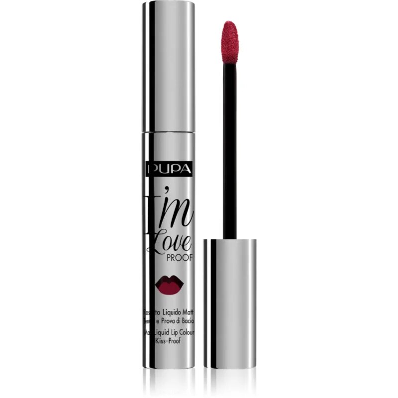 PUPA Milano I´m Loveproof ruj lichid mat pentru un efect de lunga durata culoare 008 Flamingo Fuchsia 2.7 ml