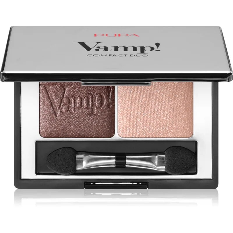 PUPA Milano Vamp! Compact Duo Eyeshadow duo fard ochi culoare 004 Bronze Amber 2.2 g