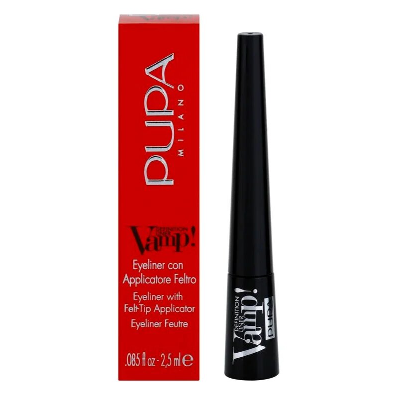 PUPA Milano Vamp! eyeliner 100 - Extra Black 2.5 ml