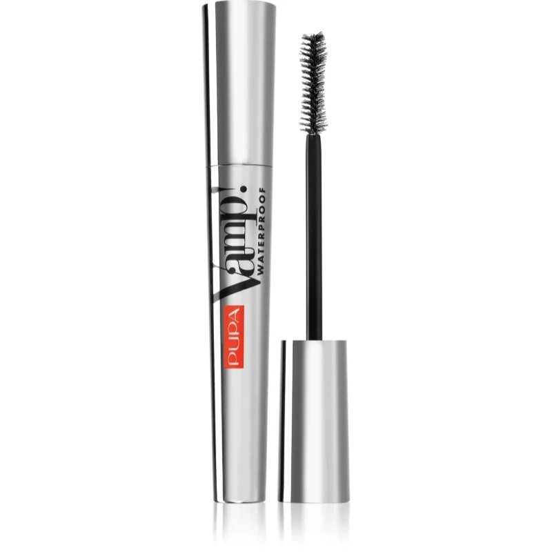 Vamp! Waterproof mascara rezistent la apă pentru curbare și volum culoare 001 Black 9 ml