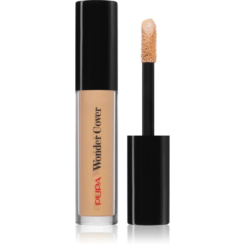 PUPA Milano Wonder Cover corector cu acoperire mare pentru look perfect culoare 004 Warm Beige 4.2 ml