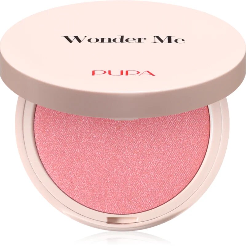 PUPA Milano Wonder Me Natural Effect Blush fard de obraz compact pentru un look natural culoare 001 Thrill Me - Glow 4 g