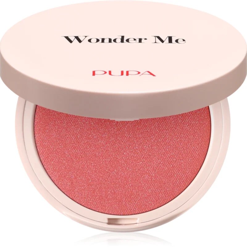 PUPA Milano Wonder Me Natural Effect Blush fard de obraz compact pentru un look natural culoare 005 Deep Passion - Matt 4 g
