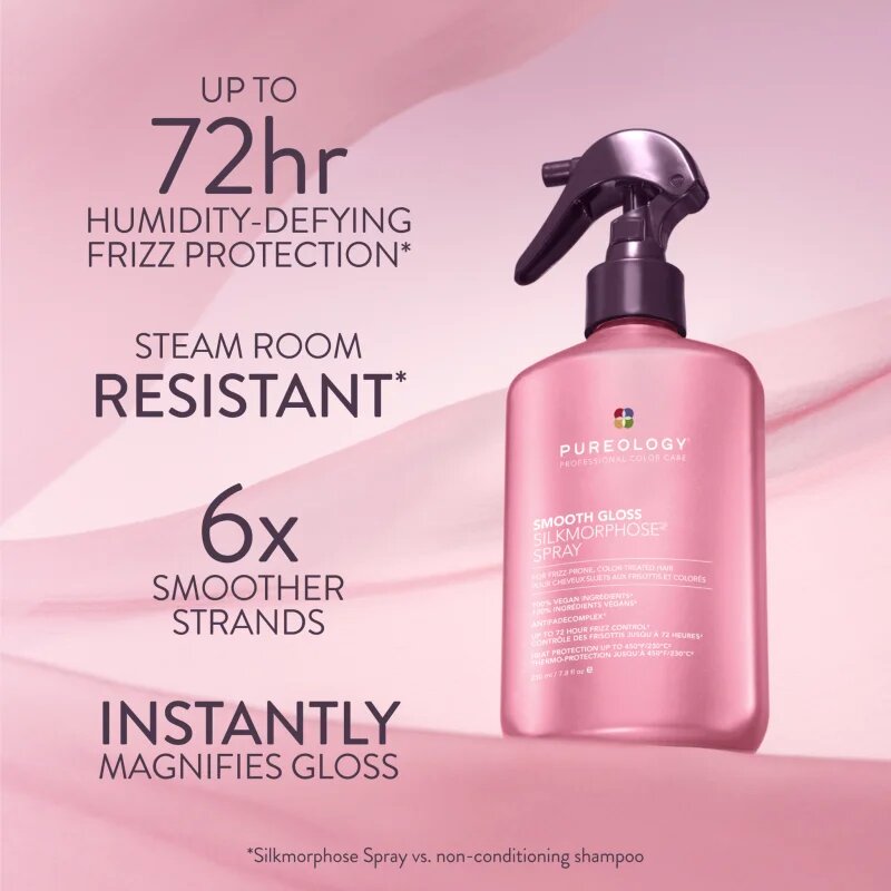 Pureology Smooth Gloss brumă de păr parfumată pentru un par stralucitor si catifelat pentru femei 30 ml