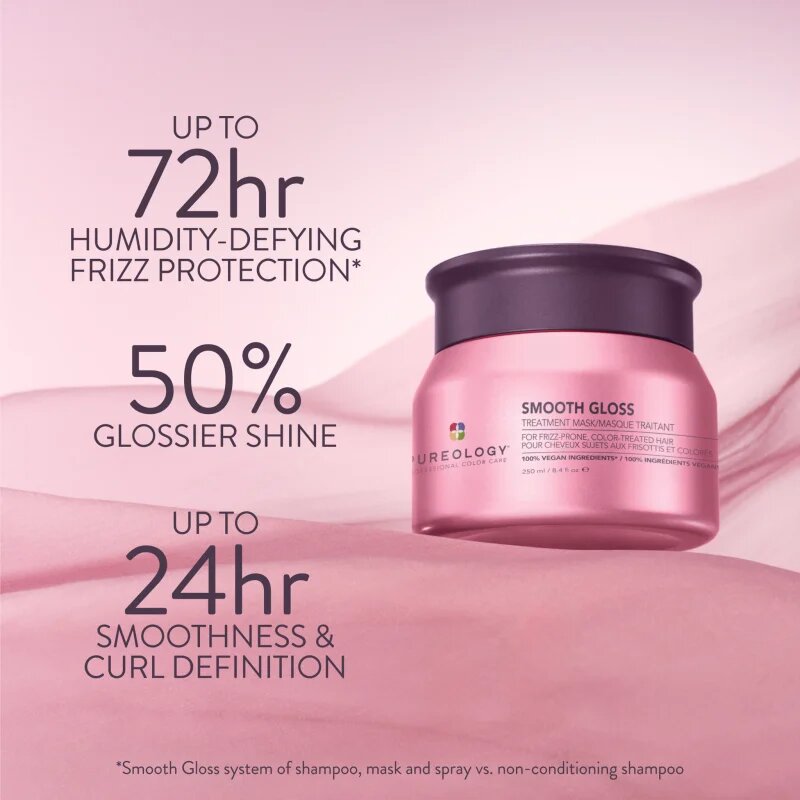 Pureology Smooth Gloss masca de par hranitoare pentru femei 250 ml