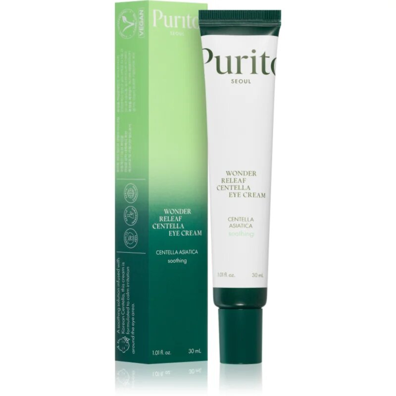 Purito Wonder Releaf Centella Eye Cream crema de ochi pentru hidratare si matifiere cu efect calmant 30 ml