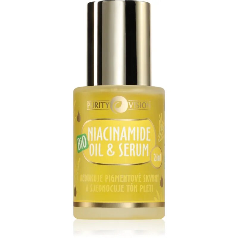 Purity Vision BIO Niacinamide oil & serum ser ulei pentru uniformizarea nuantei tenului 30 ml