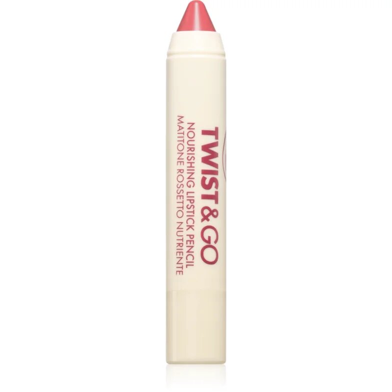 puroBIO Cosmetics Twist&Go ruj nutritiv in creion culoare Pink Sand 2.9 g