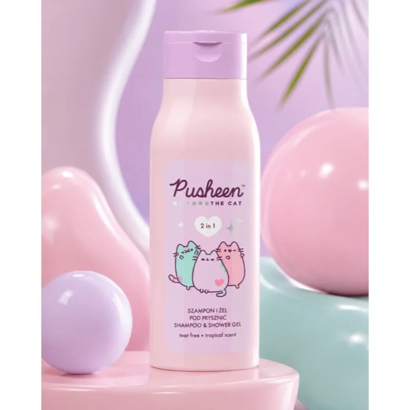 Pusheen 2 in 1 gel de dus si sampon 2in1 400 ml