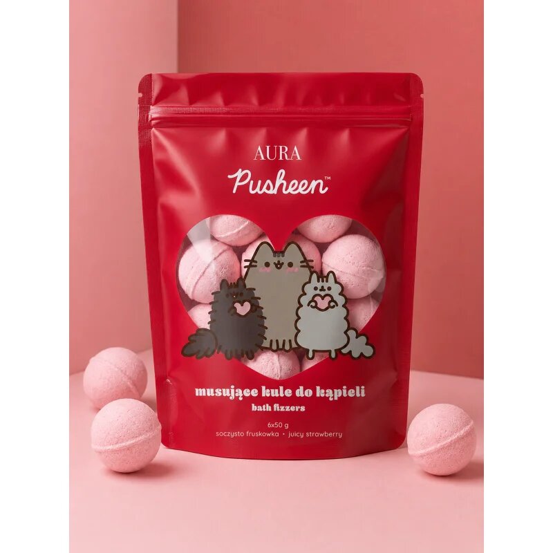 Pusheen Aura bombă de baie 6x50 g