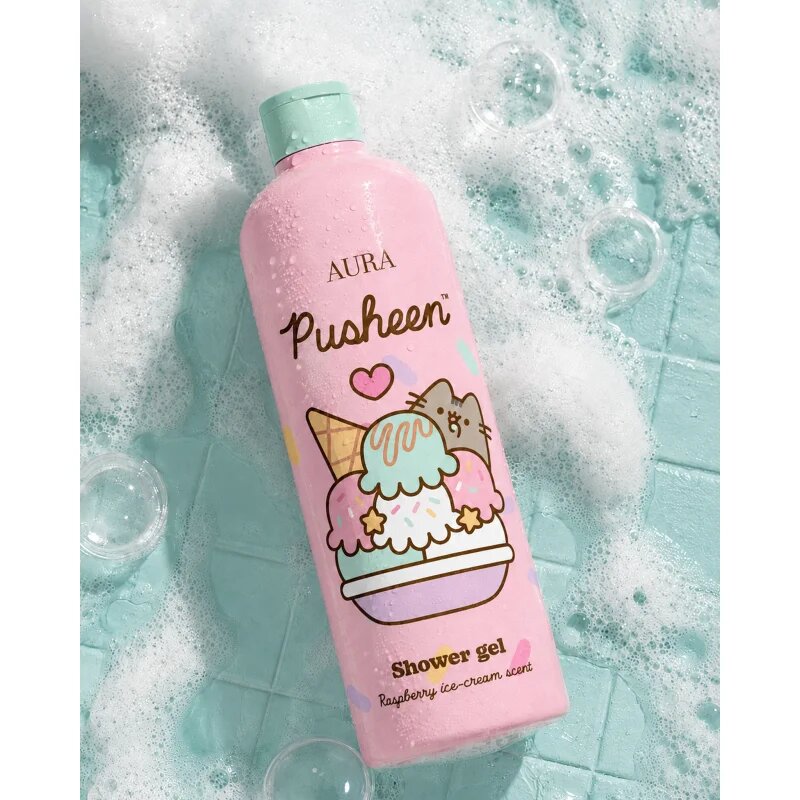 Pusheen Raspberry Ice-Cream gel de duș 500 ml