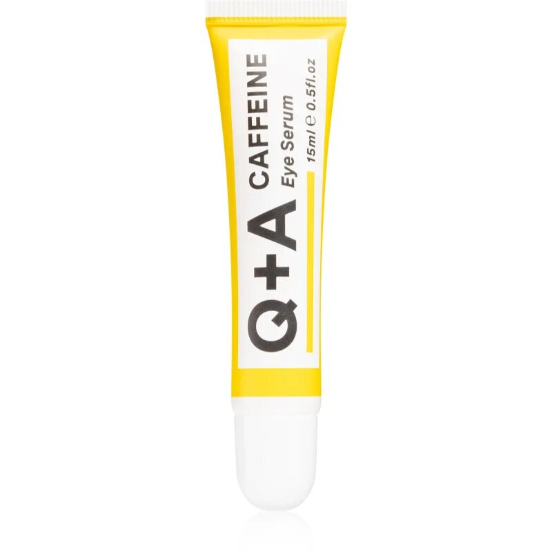 Q+A Caffeine ser pentru ochi cu efect de iluminare cu cafeina 15 ml