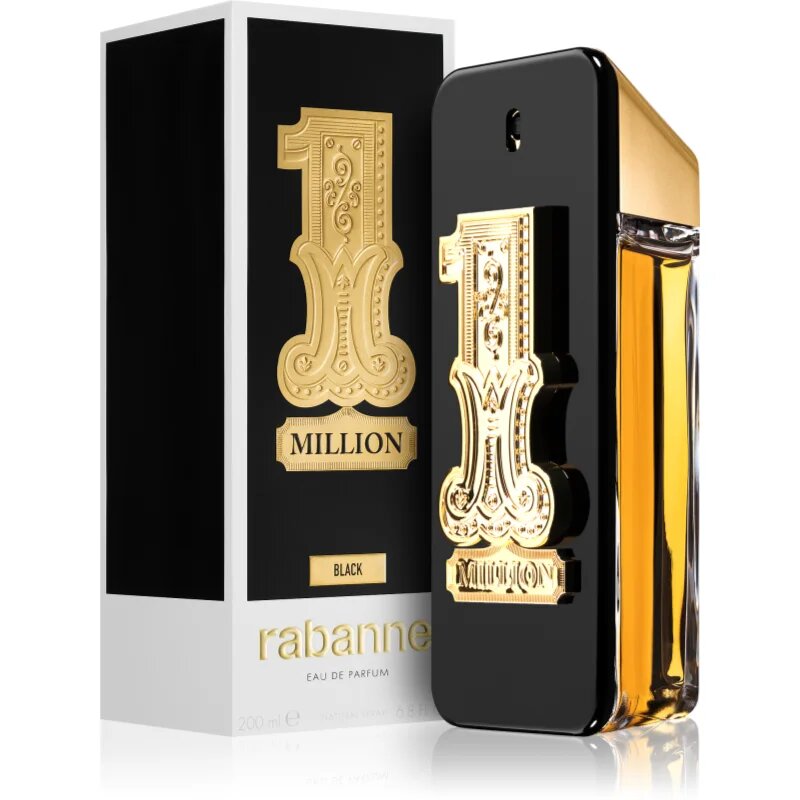 Rabanne 1 Million Black Eau de Parfum pentru bărbați 200 ml