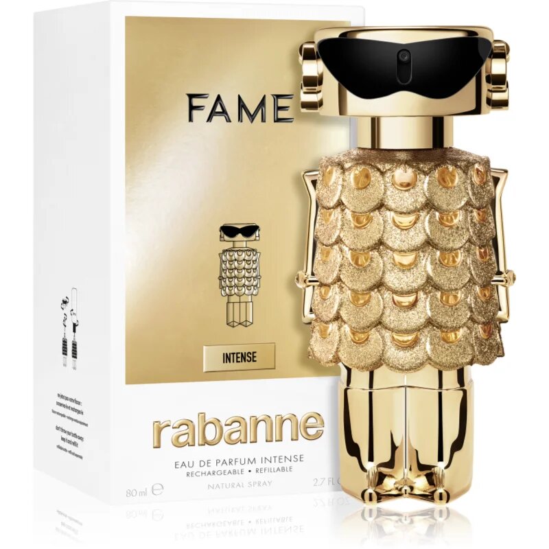 Rabanne Fame Intense Eau de Parfum reincarcabil pentru femei 80 ml