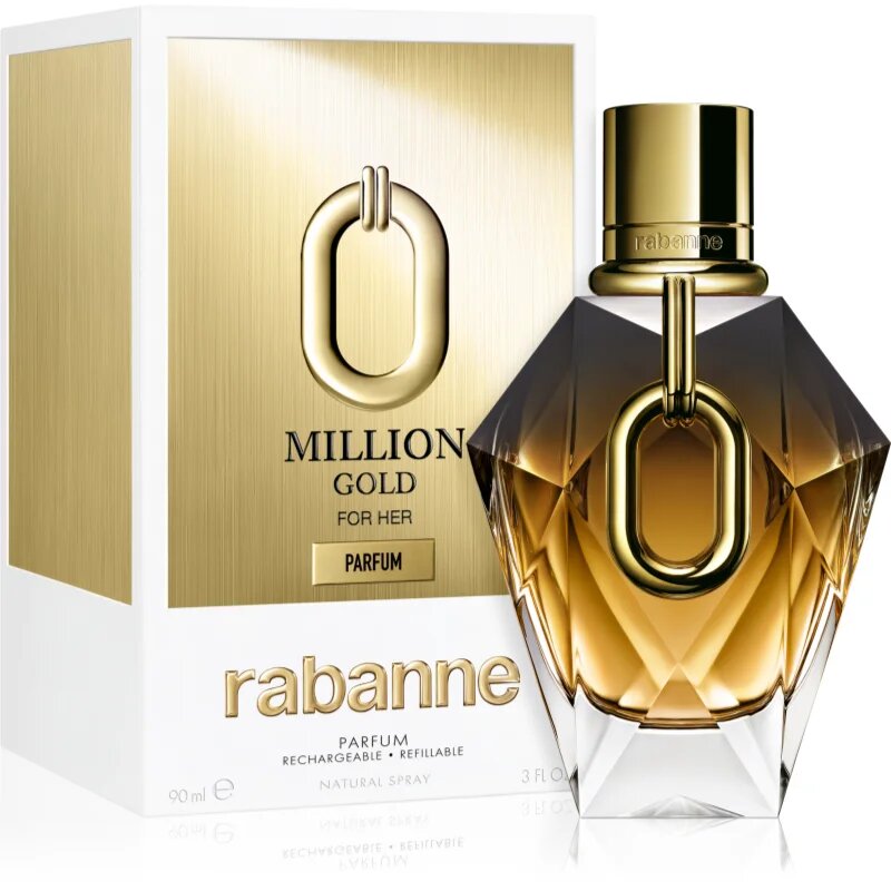 Rabanne Million Gold For Her Le Parfum parfum reincarcabil pentru femei 90 ml