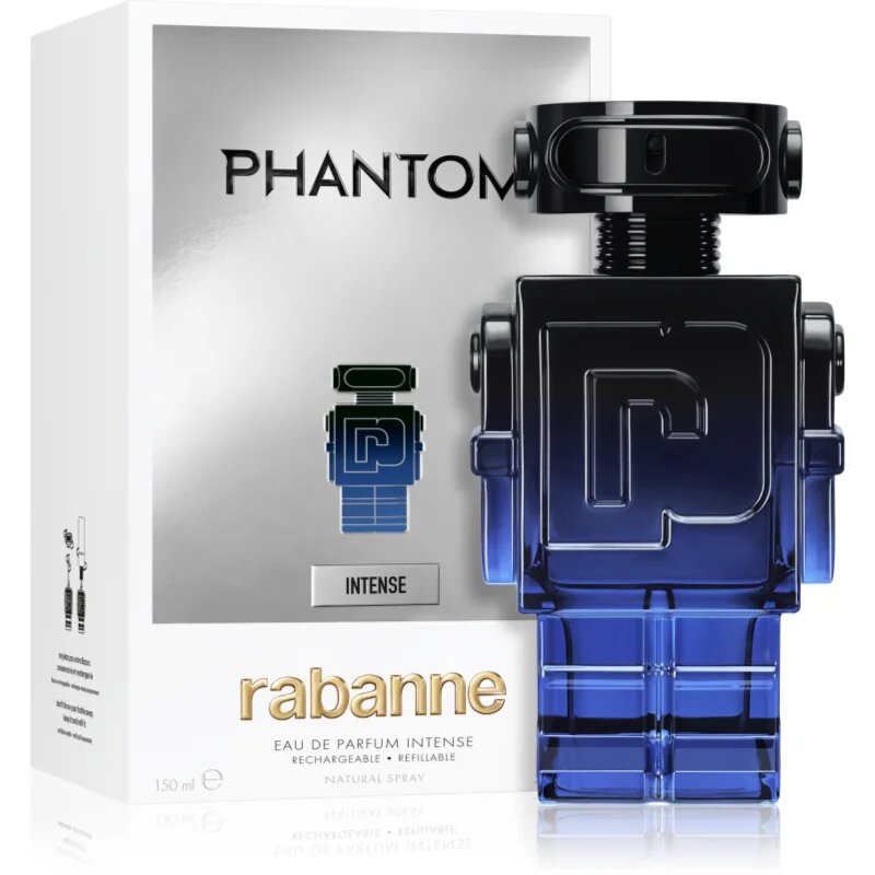 Rabanne Phantom Intense Eau de Parfum reincarcabil pentru bărbați 150 ml