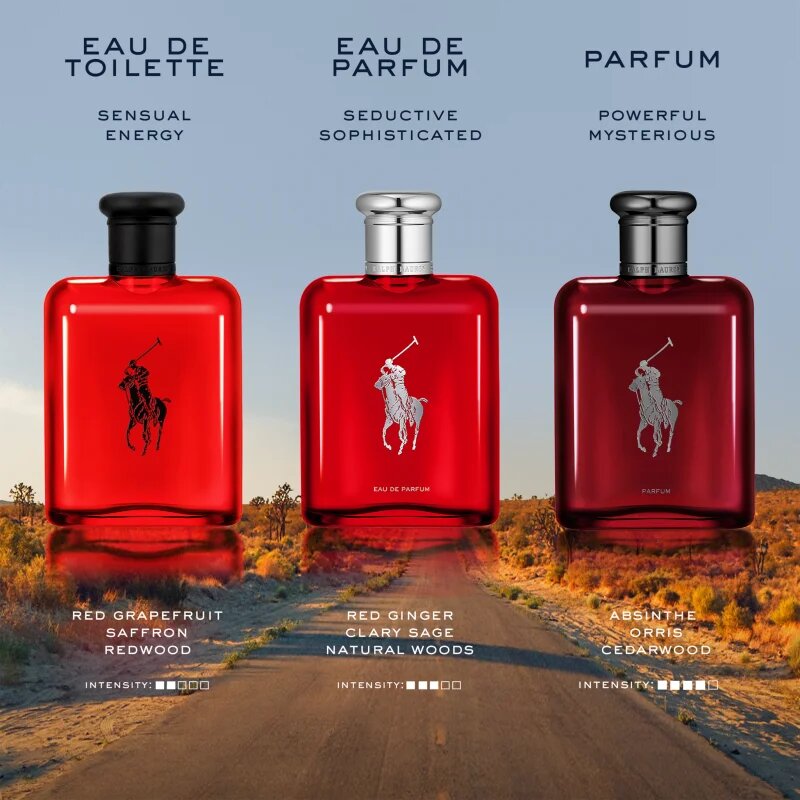 Ralph Lauren Polo Red Eau de Parfum pentru bărbați 125 ml