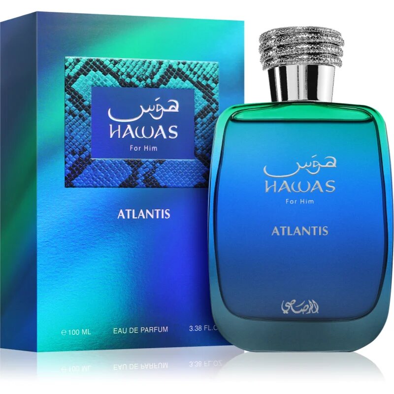 Rasasi Hawas Atlantis Eau de Parfum pentru bărbați 100 ml