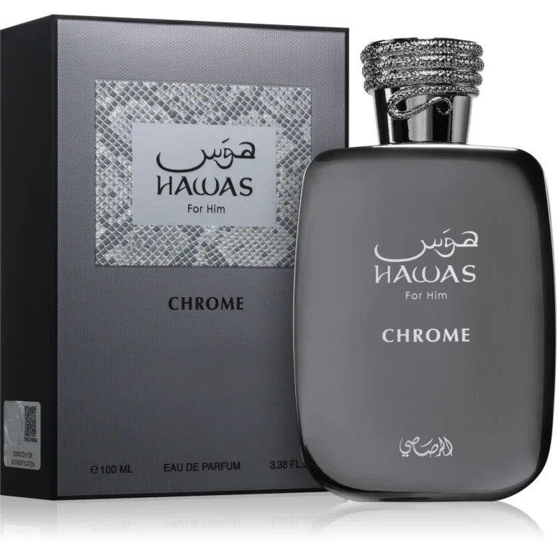 Rasasi Hawas Chrome Eau de Parfum pentru bărbați 100 ml