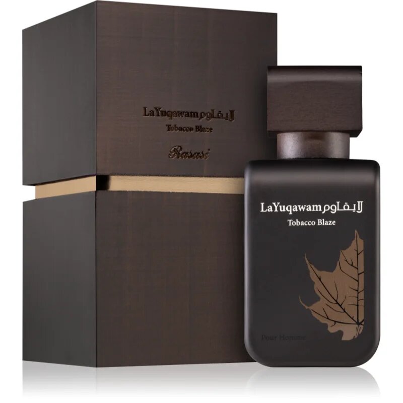 Rasasi La Yuqawam Tobacco Blaze Eau de Parfum pentru bărbați 75 ml