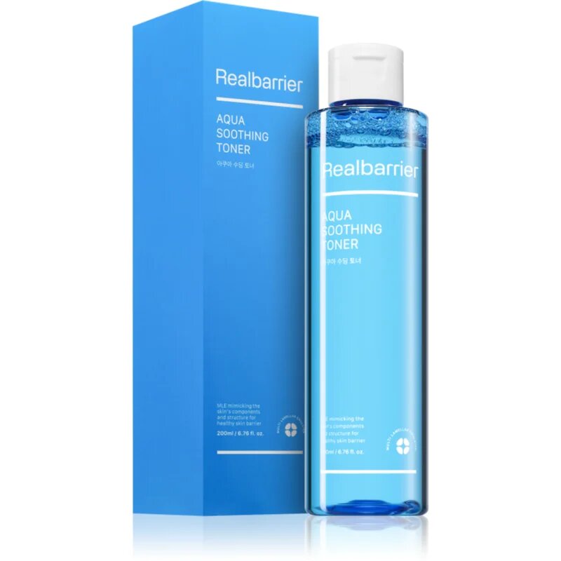 Real Barrier Aqua Soothing Toner tonic hidratant pentru netezirea pielii 200 ml