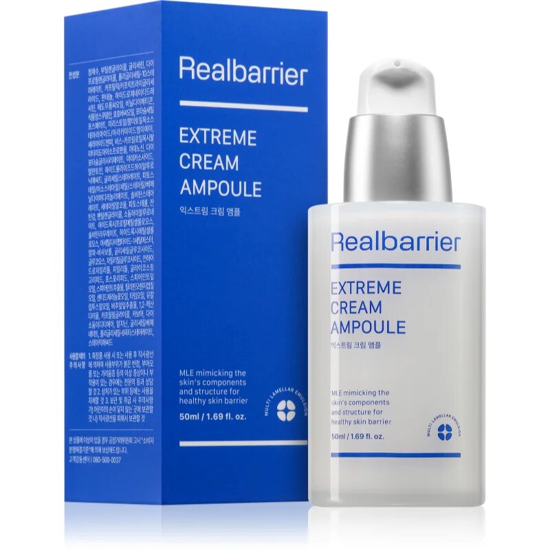 Real Barrier Barrier Solution Extreme ser regenerator intens pentru piele uscata spre sensibila 50 ml
