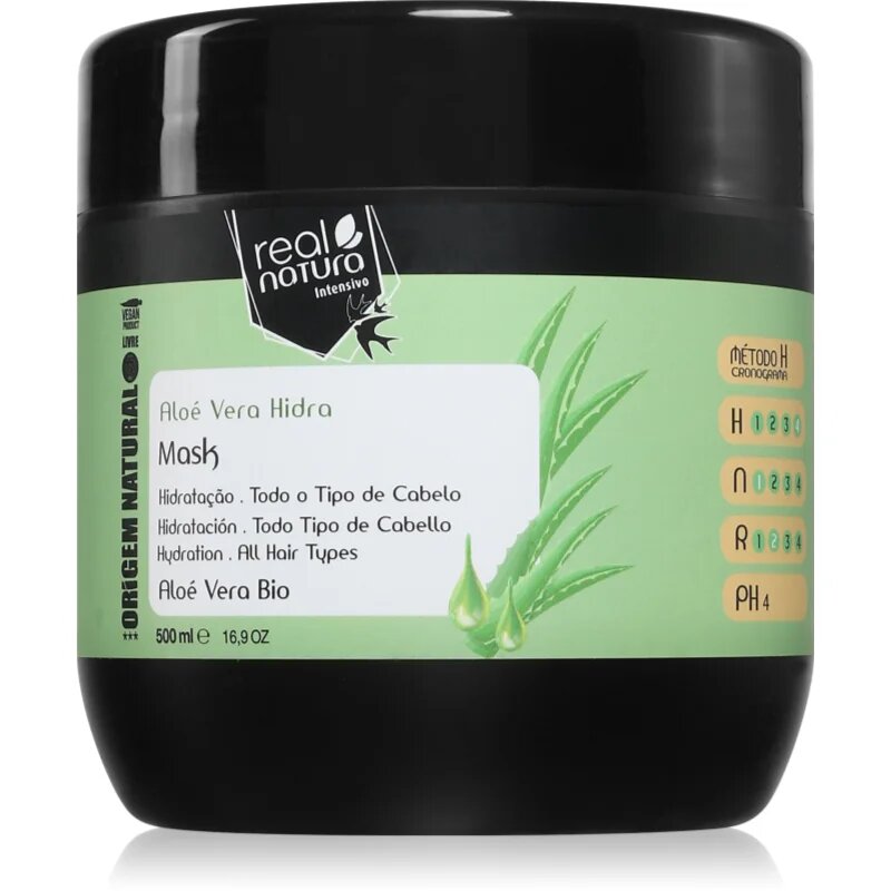 Real Natura Aloe Vera Hidra Masca de par 500 ml