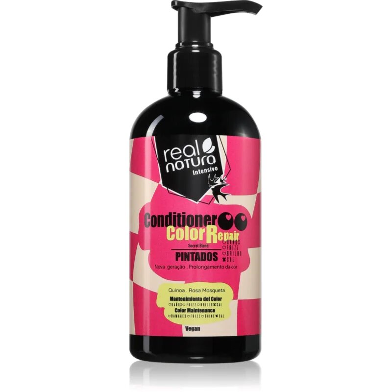 Real Natura Color Repair balsam pentru păr vopsit 300 ml