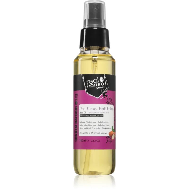 Real Natura Pro - Lisos Anti Frizz ulei pentru par 100 ml