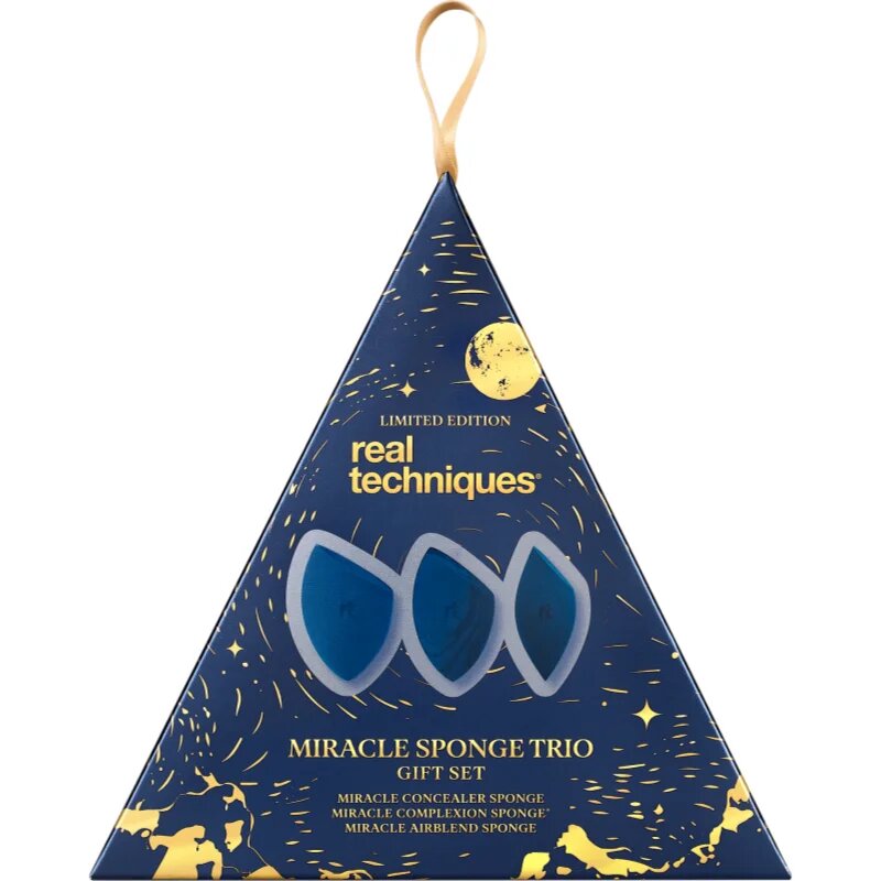 Real Techniques Holiday Miracle Sponge Trio set de bureței pentru fond de ten