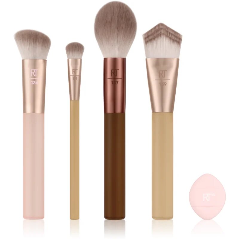 Real Techniques New Nudes Blurred Base Kit set perii machiaj