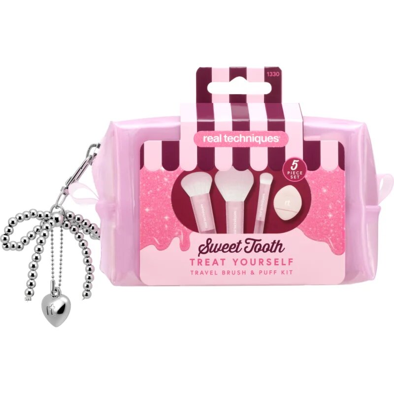 Real Techniques Sweet Tooth Treat Yourself set de călătorie cu pensule