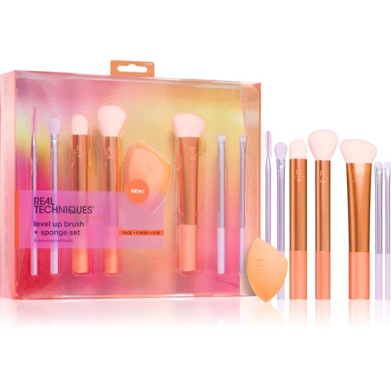 Real Techniques Vivid Nostalgia set perii machiaj pentru look perfect