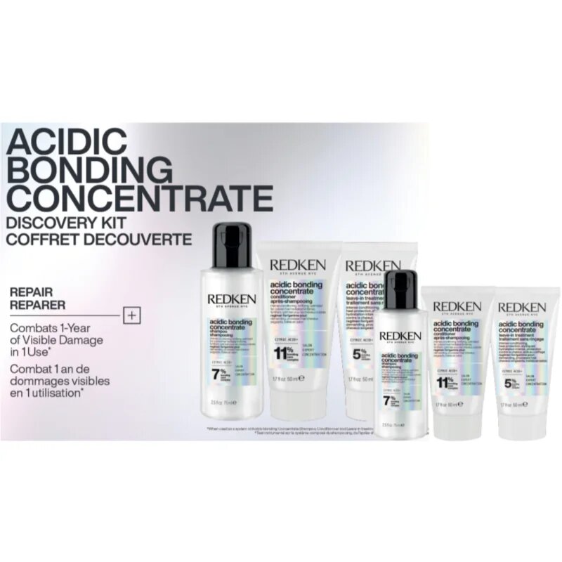 Redken Acidic Bonding Concentrate set cadou pentru par deteriorat si vopsit