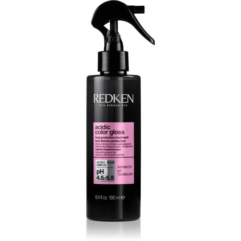 Acidic Color Gloss spray pentru protecția termică a părului pentru păr vopsit 190 ml