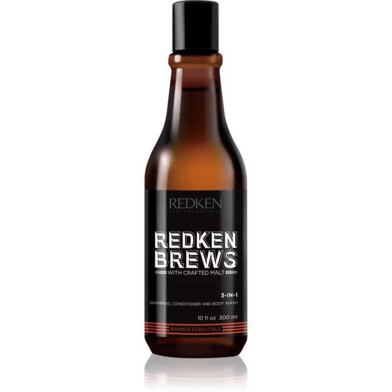 Redken Brews șampon balsam și gel de duș 3 în 1 300 ml