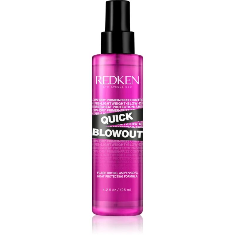 Quick Blowout spray cu protecție termică pentru aranjarea cu placa și cu ondulatorul pentru o uscare rapida 125 ml