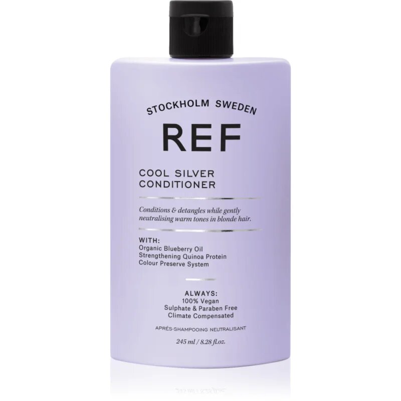 REF Cool Silver Conditioner balsam hidratant de neutralizare tonuri de galben 245 ml
