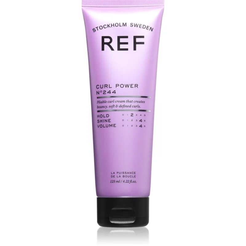 REF Curl Power N°244 crema pentru definire pentru par ondulat si cret 125 ml