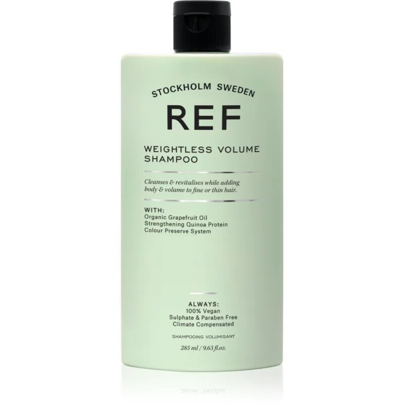 REF Weightless Volume Shampoo Sampon pentru par fin moale volum de la radacini 285 ml