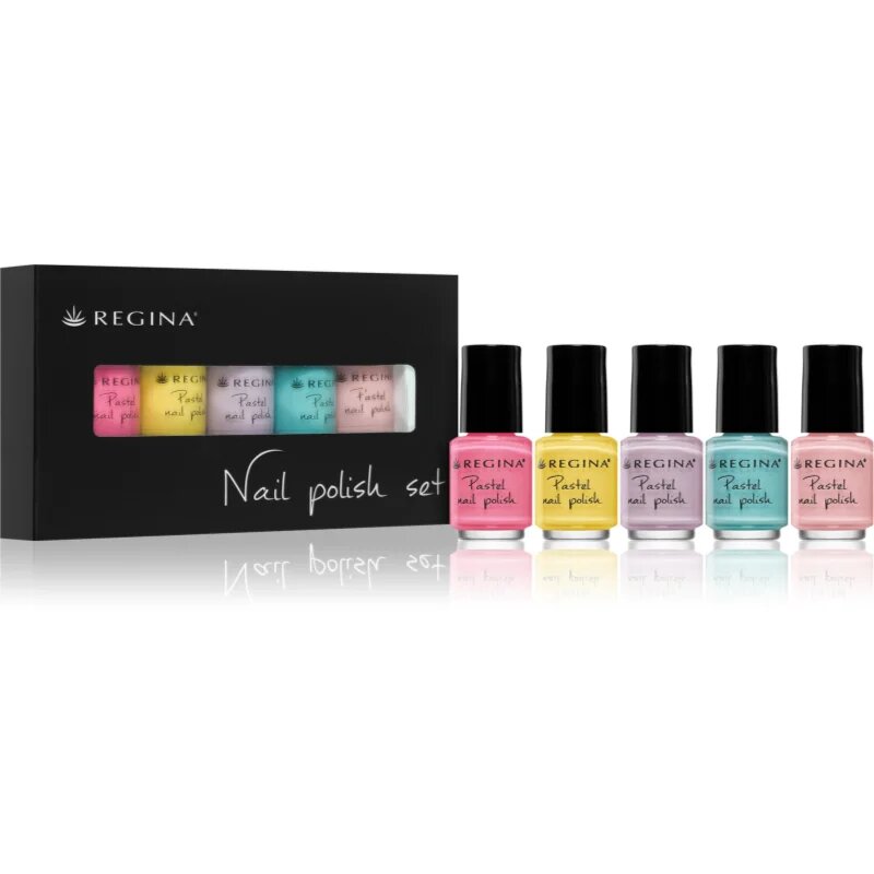 Regina Pastel set de lacuri de unghii mai multe nuanțe 113 143 57 144 145 5x4 ml
