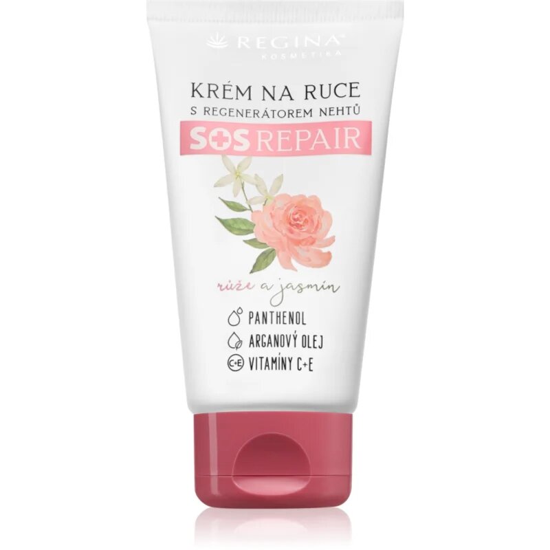 Regina SOS Repair cremă regeneratoare pentru mâini și unghii parfum Rose & Jasmine 50 ml