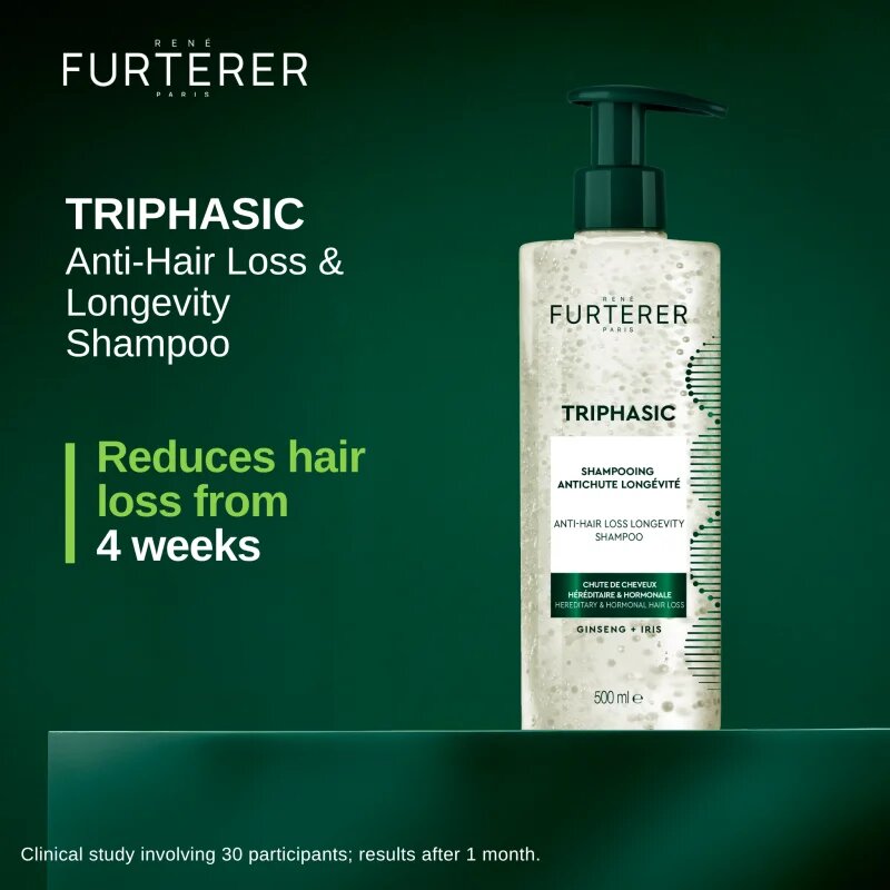 René Furterer Triphasic sampon pentru cresterea parului impotriva caderii parului 200 ml