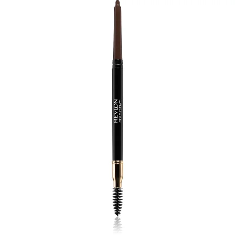Revlon Cosmetics ColorStay™ creion dermatograf cu două capete pentru sprâncene cu pensula culoare 220 Dark Brown 035 g