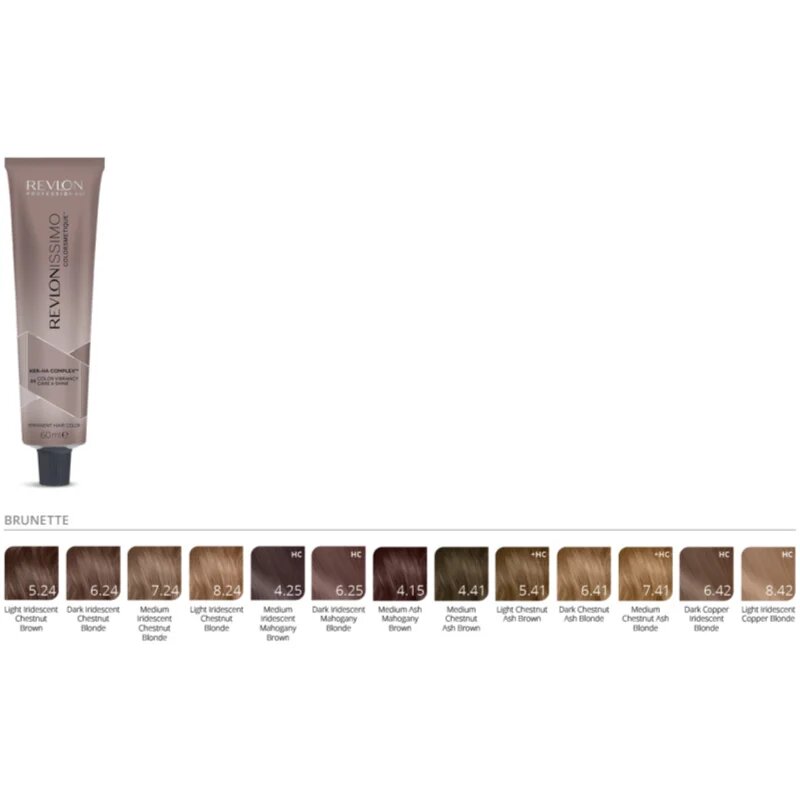Revlon Professional Revlonissimo Colorsmetique Brunette Shades Culoare permanenta pentru par pentru nuante de par castaniu 4.25 60 ml