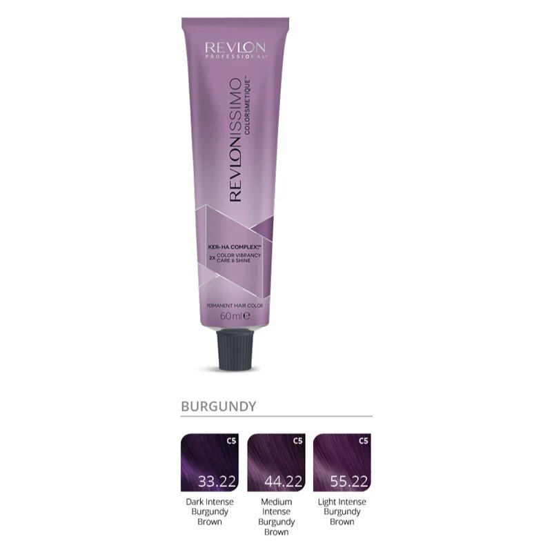 Revlon Professional Revlonissimo Colorsmetique Burgundy Shades Culoare permanenta pentru par burgundy 44.22 60 ml