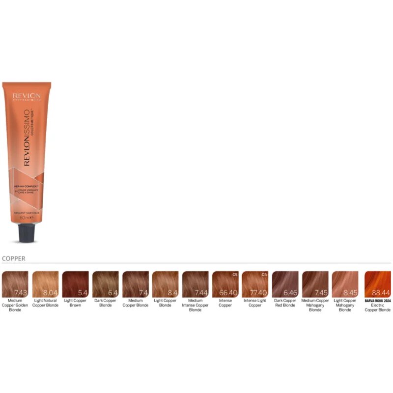 Revlon Professional Revlonissimo Colorsmetique Copper Shades Culoare permanenta pentru par 5.4 60 ml