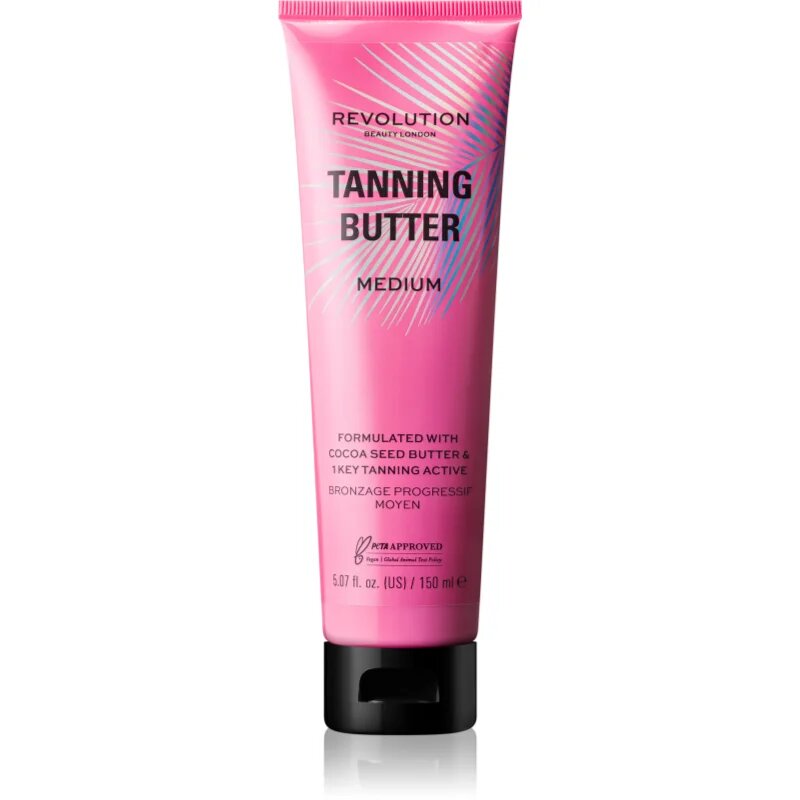 Beauty Tanning Butter unt pentru corp hranitor cu efect autobronzant culoare Light/Medium 150 ml