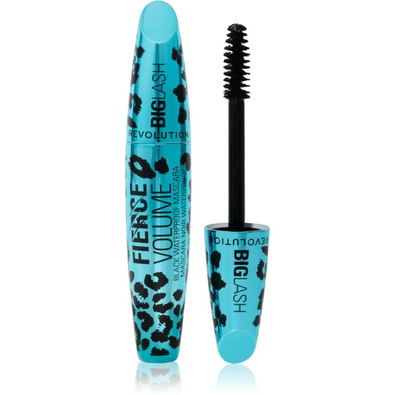 Revolution Big Lash Fierce Volume mascara rezistent la apă pentru volum culoare Black 9 g